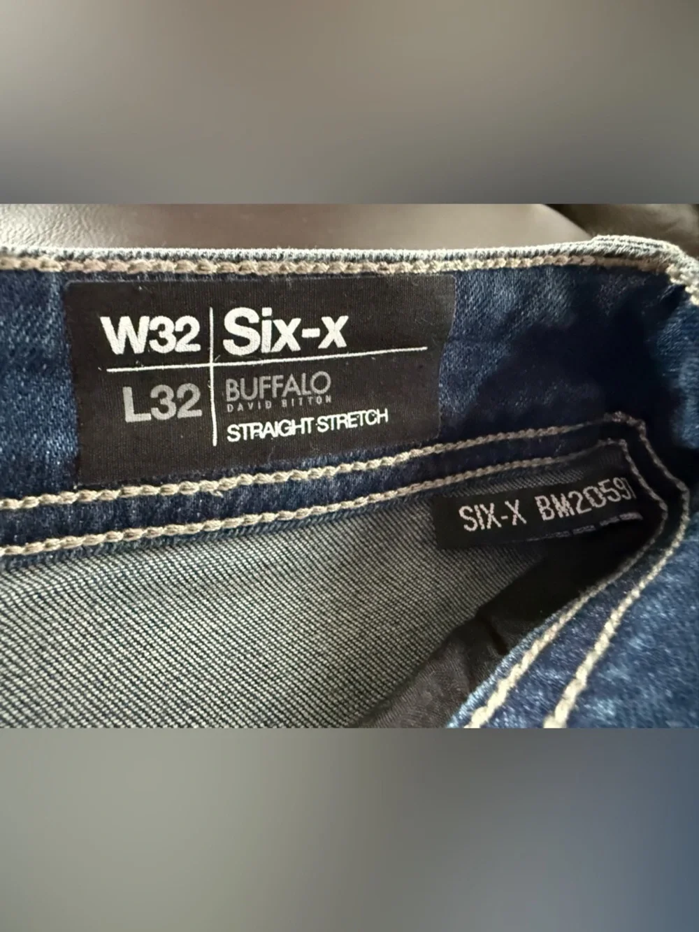 Buffalo David Bitton Men’s Six-x Straight Stretch Jeans 32x32 - Picture 10 of 13